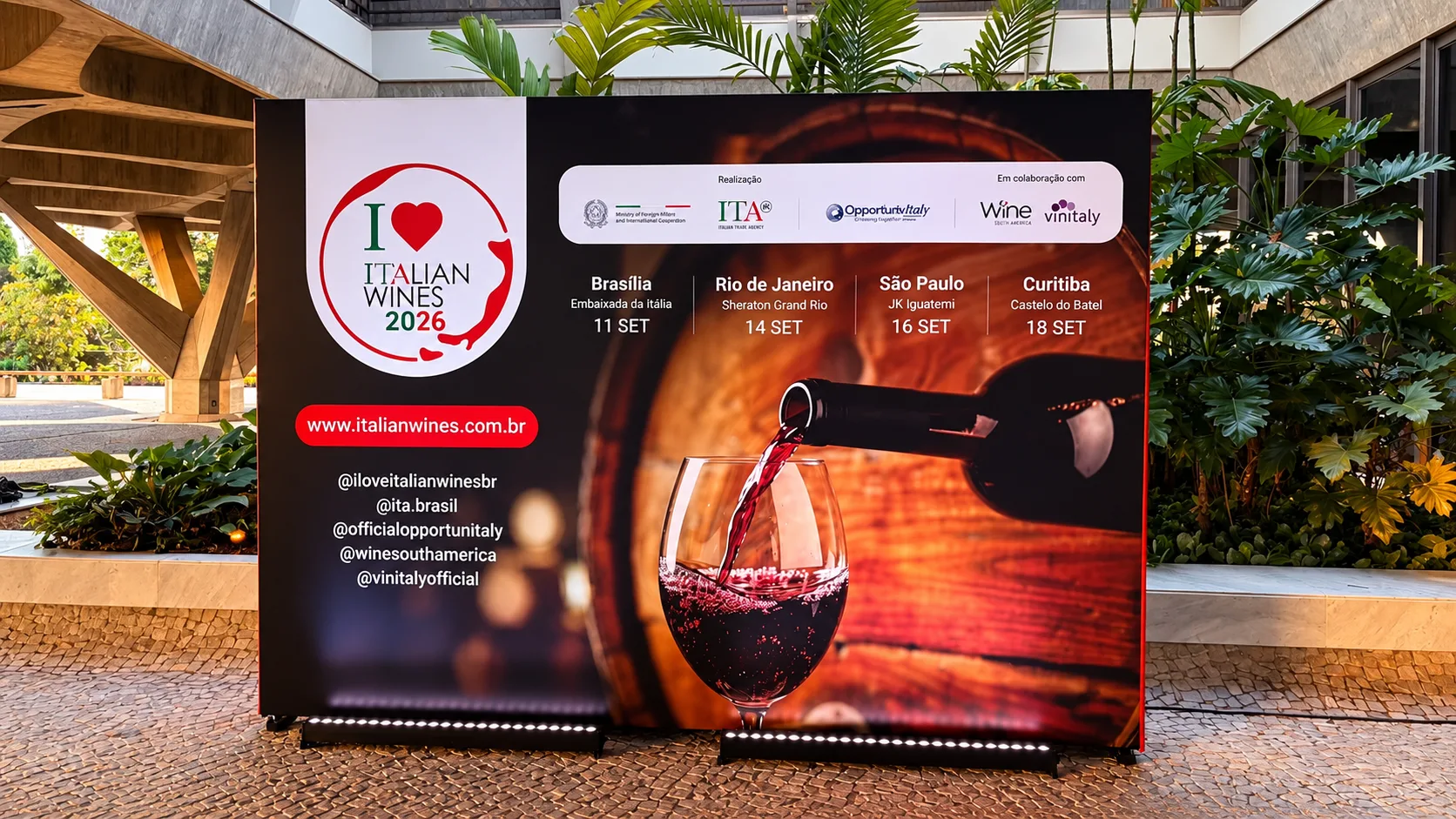 I Love Italian Wine Projeto de Arquitetura da Moving
