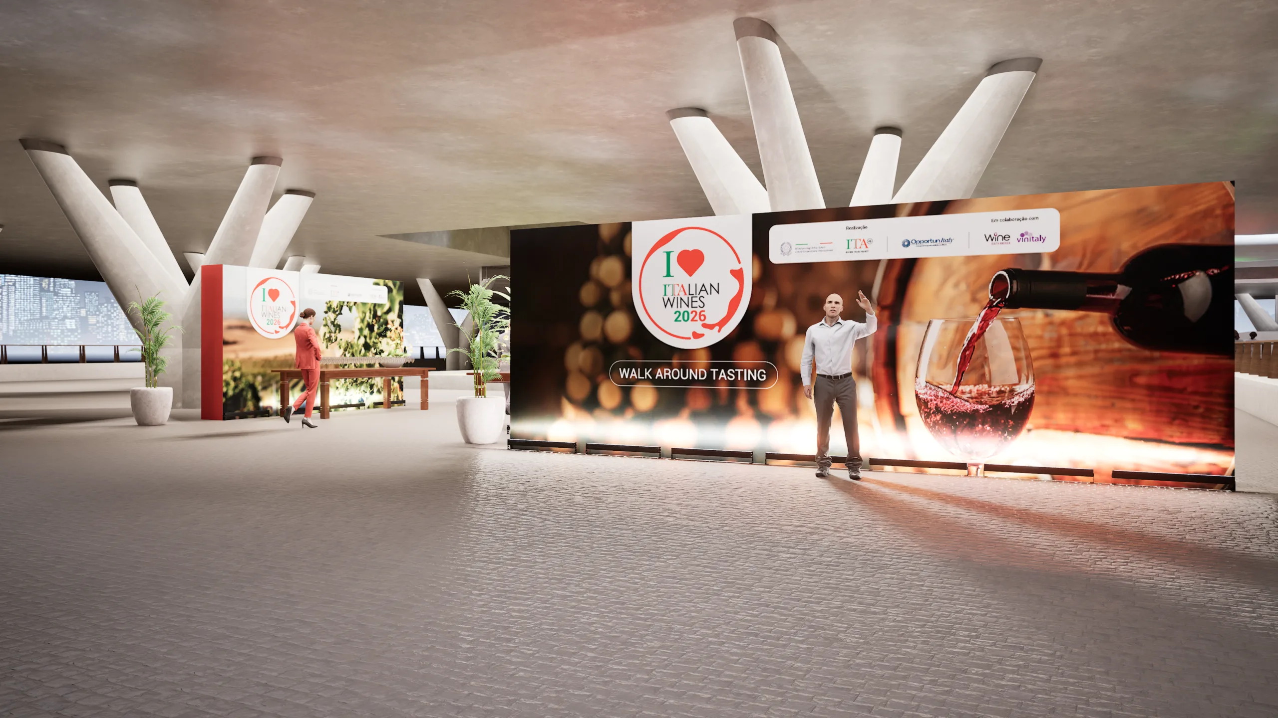 I Love Italian Wine Projeto de Arquitetura da Moving Projeto