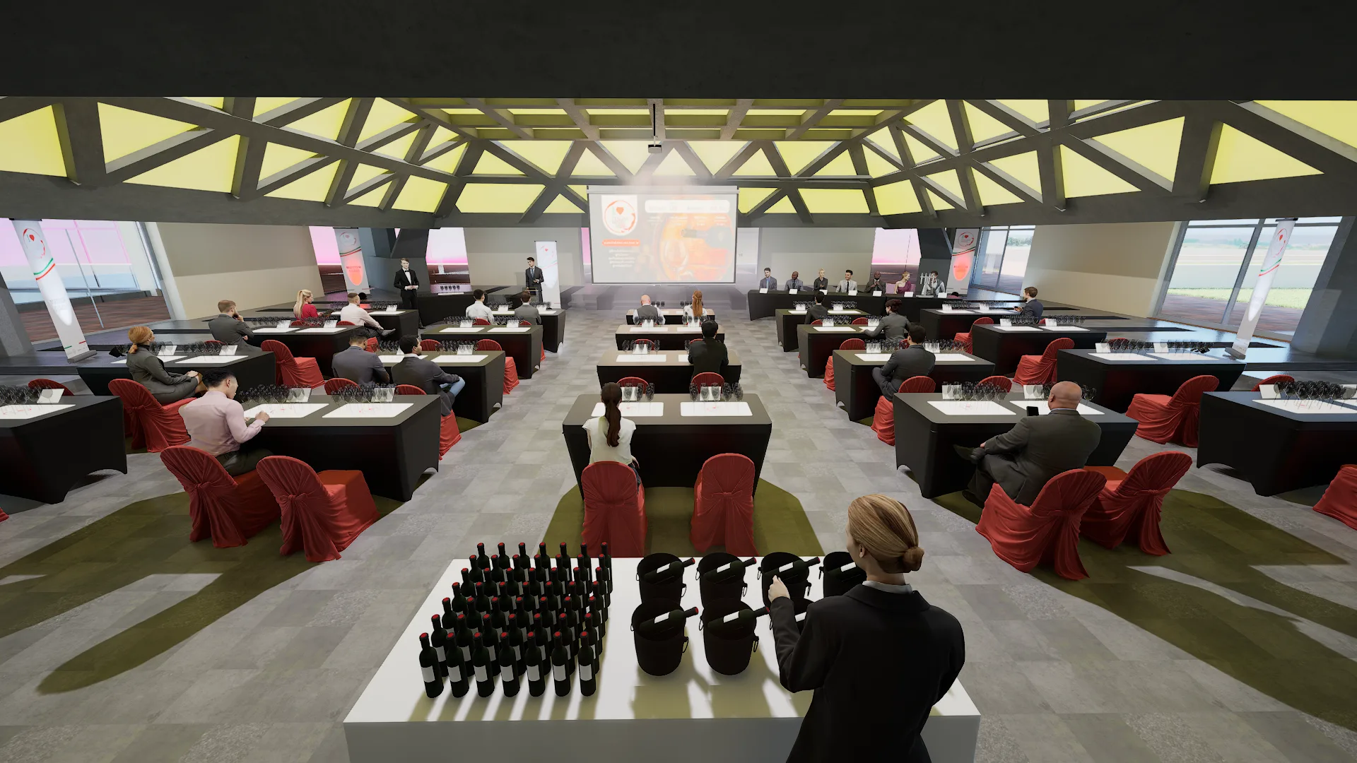 I Love Italian Wine Projeto de Arquitetura da Moving